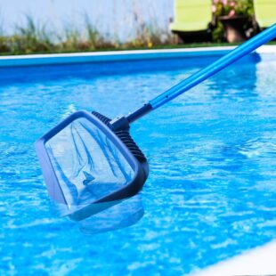 working in a pool